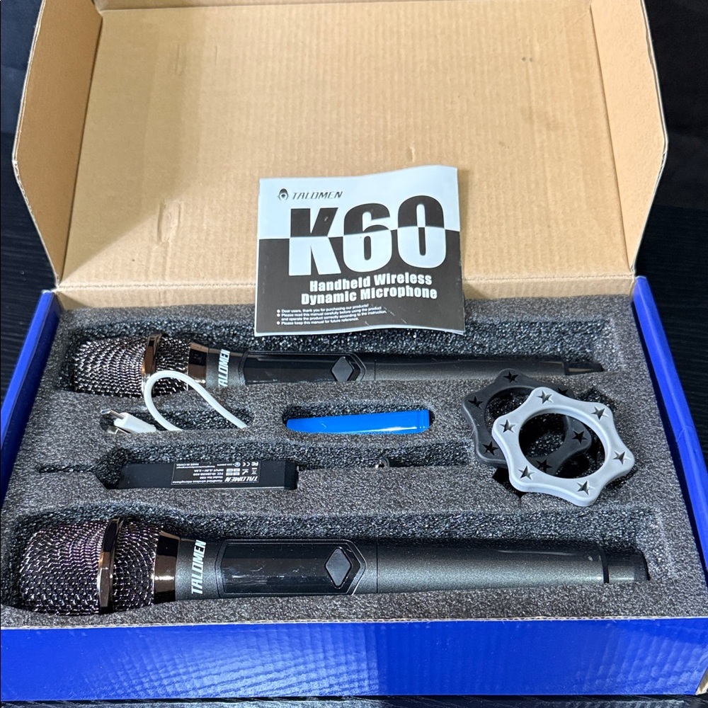Talomen K60 handheld wireless dynamic microphone system